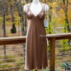 Vintage 90s Evening 100% Silk Slip Dress